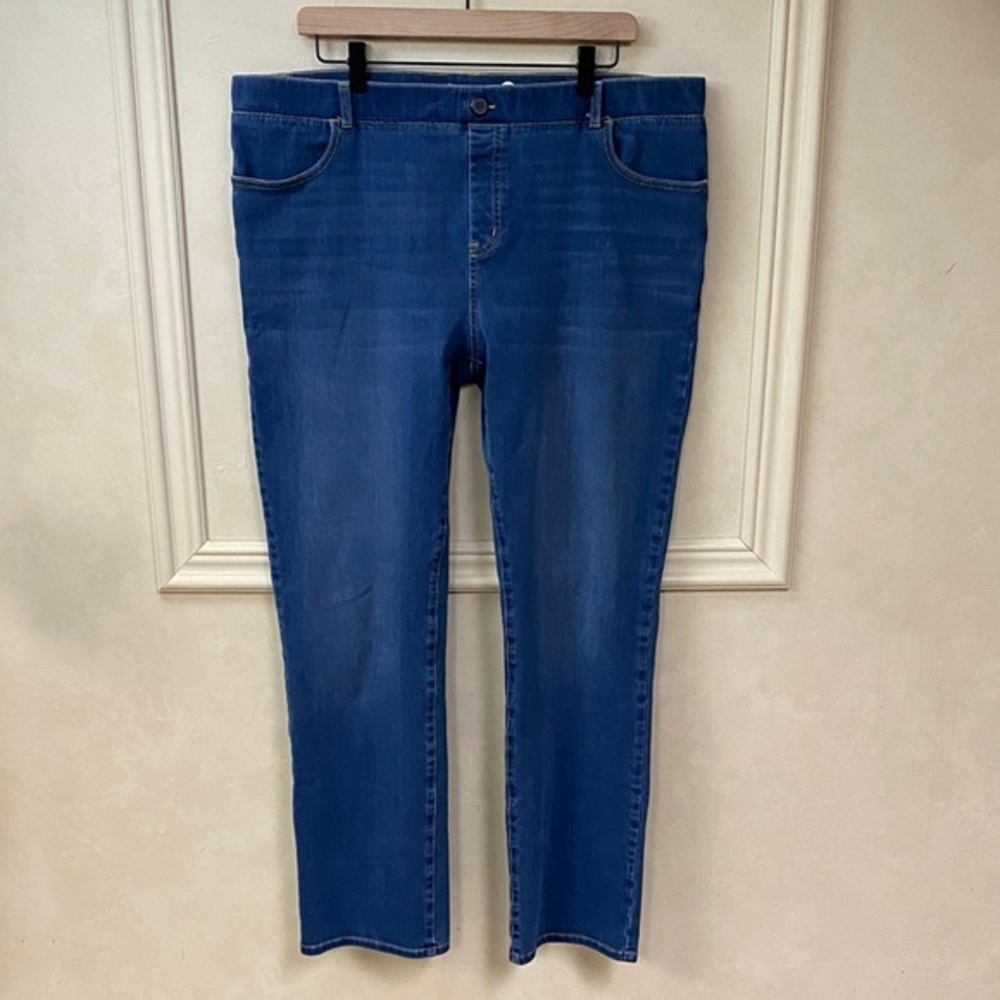 Betabrand Yoga Denim Straight Leg Jeans size XXL